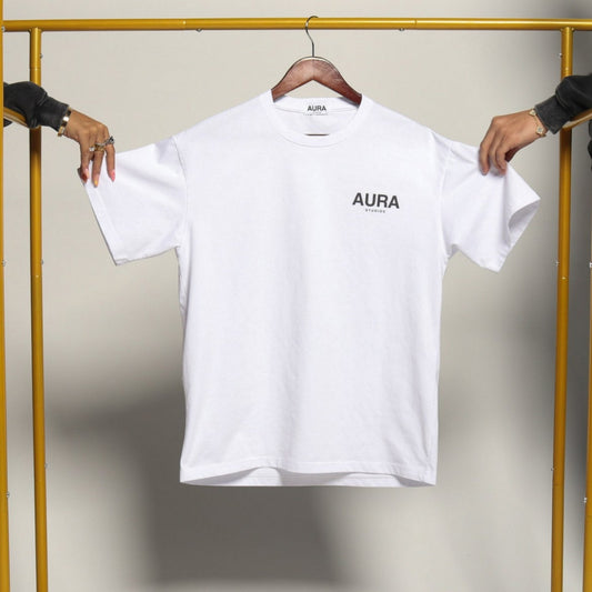 Aura Studios White Classic Tee